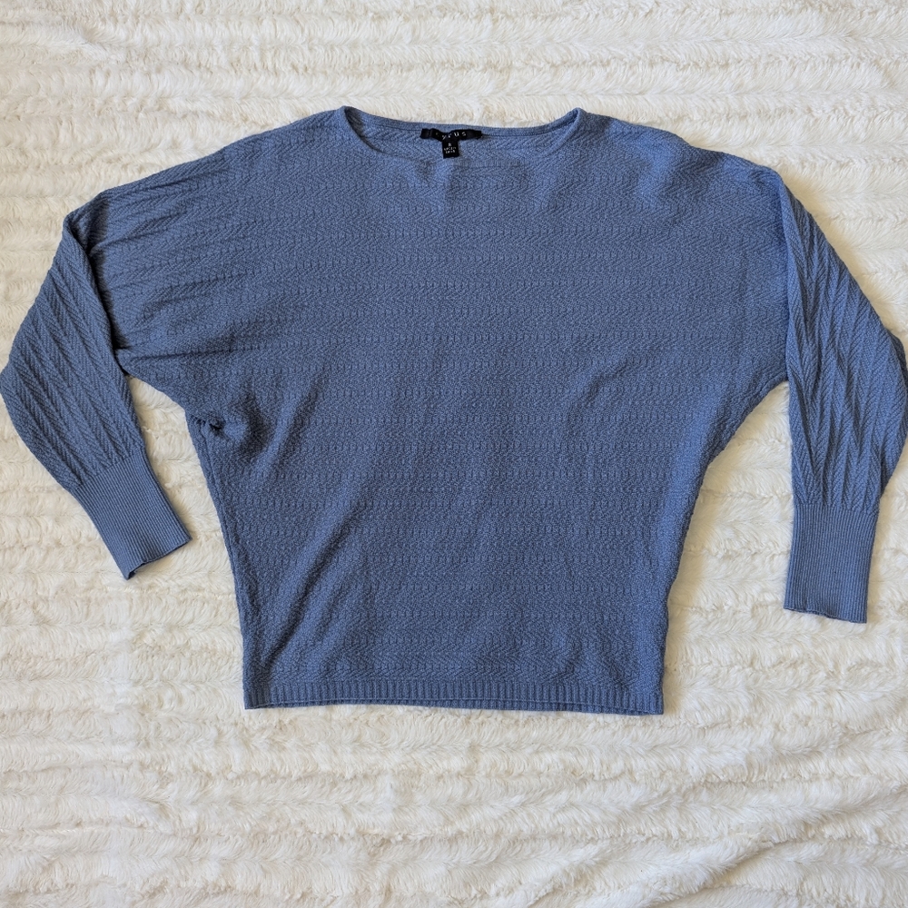 Cyrus Soft Blue Knit Top